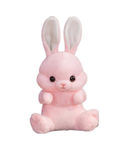 Adorable Long-Eared Bunny Plush Pillow Toy