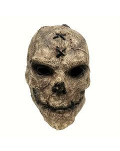 Halloween Scarecrow Skull Mask with Hat