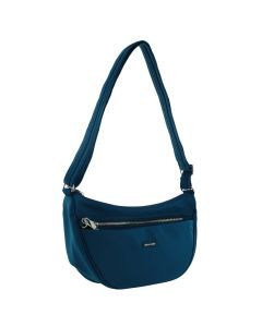 Pierre Cardin RFID Anti-Theft Slash Proof Nylon Crossbody Bag - Turquoise