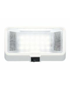 White Caravan RV 12V Porch or Tunnel Boot Light with Switch