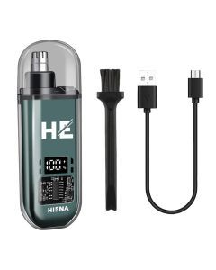 Rechargeable Electric Nose Ear Hair Trimmer Mini Pocket Sized Blue