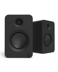 Kanto REN 200W Matte Black Powered Bookshelf Speakers with HDMI ARC, USB-C, and Bluetooth 5.3 - Pair