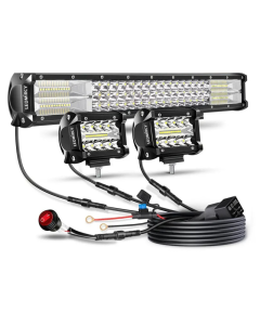 Off Road LED Light Bar Kit with Pods