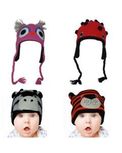 XTM Infant Zoolander Fleece Lined Winter Snow Ski Beanie Assorted Characters