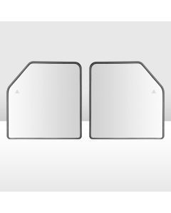 Pair of Large FLAT Replacement Mirror for San Hima Gen2 Towing Mirror