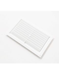 Plastic Vent (Screw On) White 225mm x 150mm