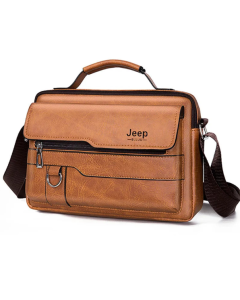 Men's High-Quality PU Leather Crossbody Messenger Bag