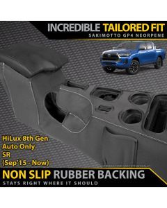 Toyota HiLux 8th Gen SR AUTO Neoprene Centre Console Organiser (Available)
