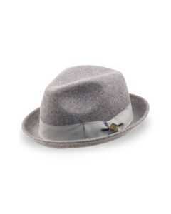 Goorin Bros Rude Boy Mens Wool Fedora Hat - Grey