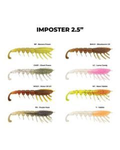 Rapala Crush City 7 Pack of 2.5 Inch The Imposter Soft Plastic Prawn Lures