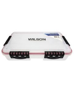 Large Wilson Deluxe Deep Waterproof Fishing Tackle Tray with 24 Compartments