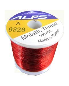 Alps 100yds of Metallic Red Rod Wrapping Thread-Size A (0.15mm) Thread