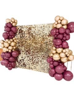 Light Gold Shimmer Wall Backdrop