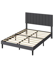 Levede Queen Bed Frame Upholstered Headboard Bedroom Mattress Sturdy Base