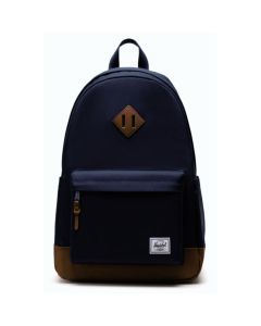 Herschel Heritage 24L Backpack - Navy/Tan (Laptop Business School Travel Bag)