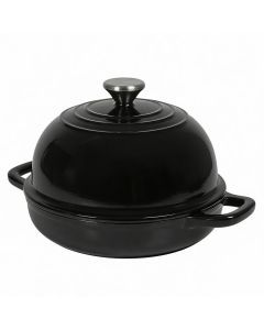 Toque Enamelled Cast Iron Dutch Oven Pot Sourdough Bread Baking Kitchen 24cm