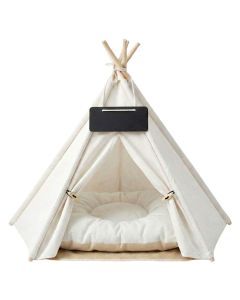 Pawz Pet Tent Puppy Dog Bed Tent Washable Tent Bed Cushion Indoor Pet House L