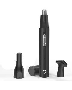 3-in-1 Electric Nose Ear Hair Trimmer Painless Rechargeable Clipper Black