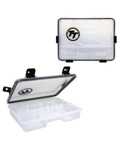 Small Tackle Tactics Waterproof Fishing Tackle Tray with Adjustable Compartments
