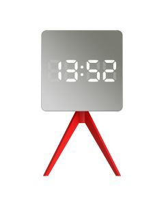 Newgate Space Hotel Droid Led Alarm Clock Red