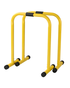 1 Pair Multifunctional Height Adjustable Parallel Bars - Yellow