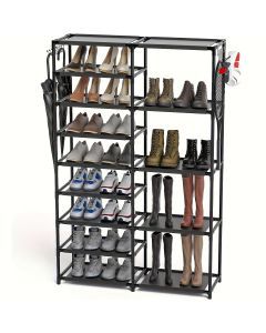 Shoe Rack with Boot Hooks Capacity (9-Tier)
