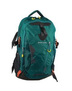 Pierre Cardin Mens Nylon Travel & Sport Medium Backpack Bag - Green