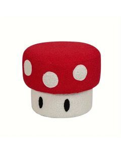 Red Shoe Changing Bench - Mushroom