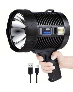 Solar Rechargeable LED Spotlight 800 Lumens 6 Modes