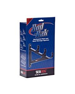 6 Pack of Sea Dog Horizontal Fishing Rod Holders - Holds 9 Fishing Rods
