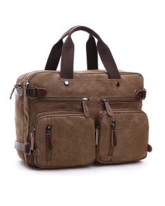 Laptop Travel Shoulder Bag Briefcase (Brown)