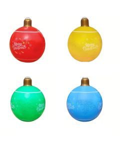 Inflatable Christmas Ball Decorations (4 Pack)