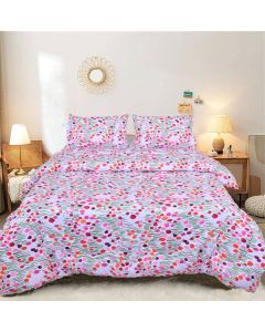 Queen Comforter Set with 2 Pillow Cases in Multi Floral