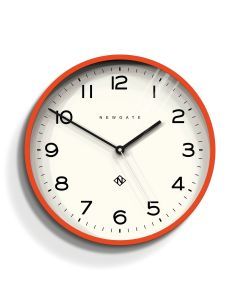Newgate Number Three Echo Clock Silicone Orange