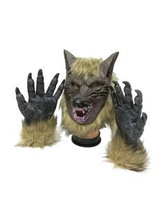 Wolf Mask Costume Set Halloween Party (3pcs)