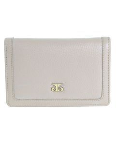 Pierre Cardin Ladies Leather Snap Button Bi-Fold Wallet - Taupe