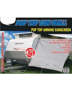 On The Road RV Pop Top Privacy Screen End Wall