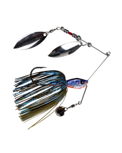 Zerek Infinity Blade 28gm Spinnerbait Lure with Willow Blades - Black Jack