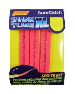 1 Packet of Red SureCatch Fishing Heat Shrink Tube - Wire Cable Sleeve Tubing