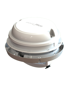 Maxxfan Dome Plus with LED & Sleeve - White