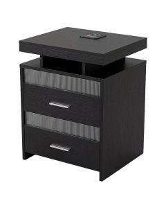 Levede Smart Bedside Table Charging Station Motion Sensor Modern Nightstand