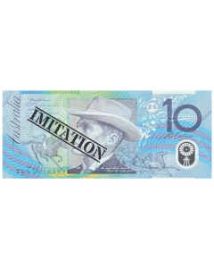 $10 Dollar Australian Souvenir Fake AUD Note Pad - 1 Pack of 50 Sheets