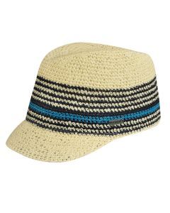 KANGOL Colette Pattern Paper Straw Womens Hat (Summer Sun Cap Ventilated K1311FA)
