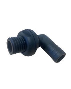Platinum 90 Degree Angled Thru-Hull Connector Skin Fitting - Suits 3/4 inch Hose