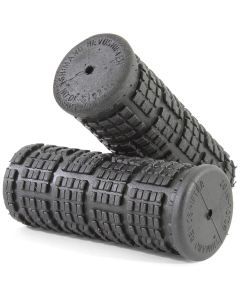 V-Grip Bike Handlebar Shift Grips Black 75mm Kraton Rubber