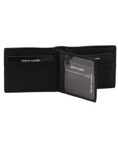 Pierre Cardin Mens Leather Bi-Fold Wallet - Black (RFID Protection)