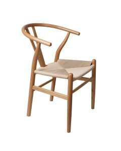 Levede 2x Dining Chairs Wooden Hans Wegner Chair Wishbone Chair Cafe Lounge Seat
