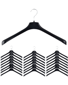 60x 400mm Heavy Duty Jacket Hangers Bulk Pack - Commercial Clothes/Coats Holder (R51S)