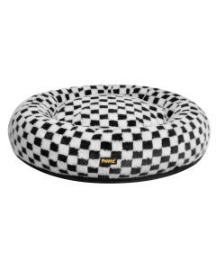 Pawz Circular Plush Dog Bed Calming Pet Plush Bed Soft Cosy Bed Washable M Size