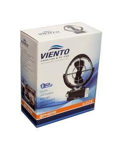 SPHERE VIENTO Fan & Light with USB A&C Outputs + Remote | BLACK